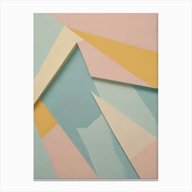 Abstract Pastel Pattern 1 Canvas Print