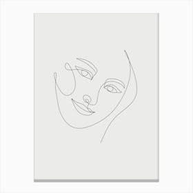 Woman'S Face.2 Canvas Print