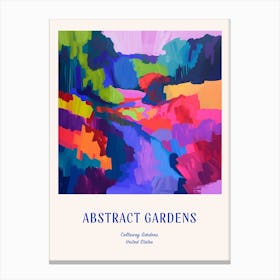 Colourful Gardens Callaway Gardens Usa 2 Blue Poster Canvas Print
