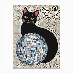 Disco Cat 5 Canvas Print