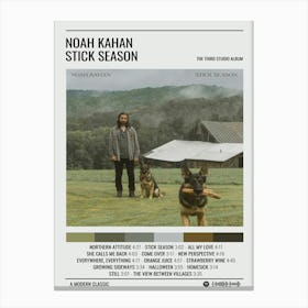 Mytop Stick Seaon Noah Kahan Poster Canvas Decor 2 Canvas Print