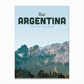 Visit Argentina Canvas Print