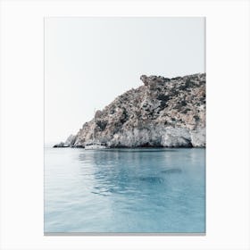 Sculptured Shoreline, Milos 2 Canvas Print