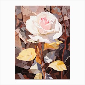 Rose 5 Flower Painting Canvas Print