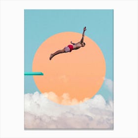 Sky Diving 1 Canvas Print