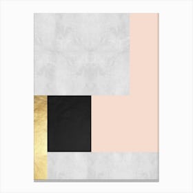 Geometric textures composition 12 Canvas Print