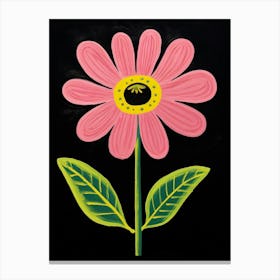 Pink Daisy 1 Canvas Print