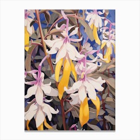 Lobelia 2 Flower Painting Canvas Print