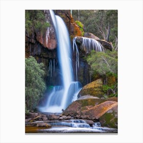 Garrawilla National Park Waterfall, Australia Nat Viga Style (1) Canvas Print