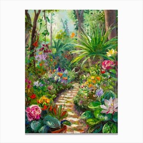 Garden Path Canvas Print