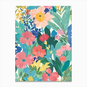 Floral Wallpaper 3 Canvas Print