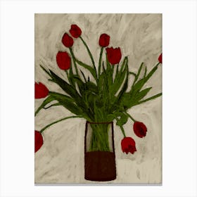 Bouquet Of Tulips Canvas Print