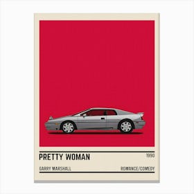 Pretty Woman Movie Car Canvas Print