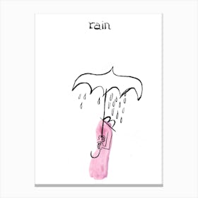 Rain Canvas Print