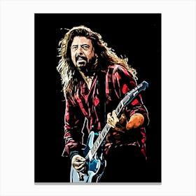 Dave Grohl Foo Fighters 11 Canvas Print