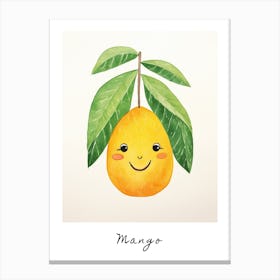 Friendly Kids Mango 2 Poster Canvas Print