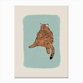 Brown Cat Canvas Print