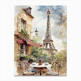 Paris Cafe Canvas Print