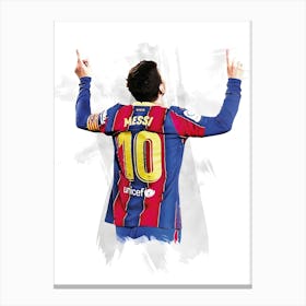 Lionel Messi Legend Canvas Print