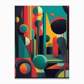 Abstract Painting Canvas Print