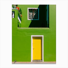 Green And Yellow Canvas Print