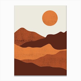 Desert Landscape 5 Canvas Print