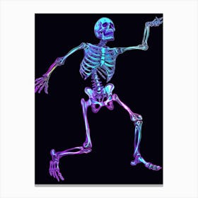 Skeleton Dance 3 Canvas Print