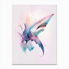 Wobbegong Shark Watercolour Canvas Print