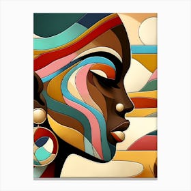 African Art Canvas Print