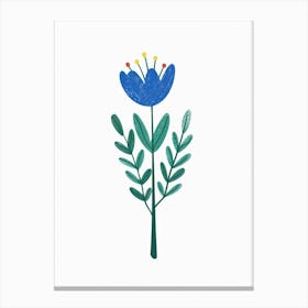 Blue Flower 7 Canvas Print