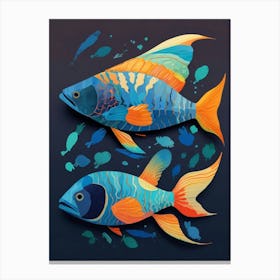 Two Fishes Canvas Print