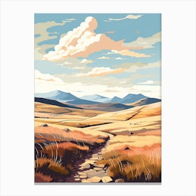 The East Highland Way Scotland 1 Hiking Trail Landscape Canvas Print