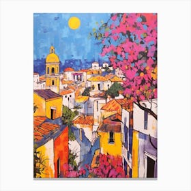 Catania Italy 4 Fauvist Painting Canvas Print