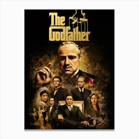 The Godfather, Wall Print, Movie, Poster, Print, Film, Movie Poster, Wall Art, Canvas Print