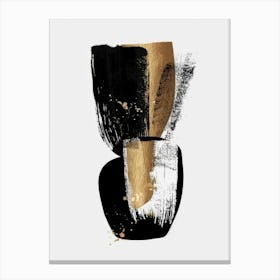 Abstract Black Gold Canvas Print Canvas Print