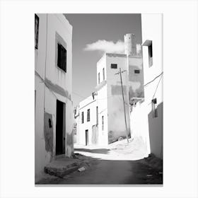 Tangier, Morocco, Photography In Black And White 1 Canvas Print