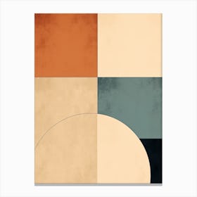 Abstract Bauhaus 6 Canvas Print