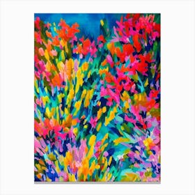 Acropora Valida Vibrant Painting Canvas Print