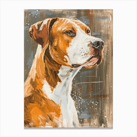 Boerbull Acrylic Painting 4 Canvas Print