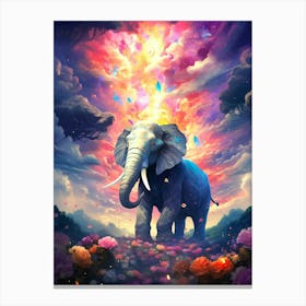 Elephant In The Sky 1 Canvas Print