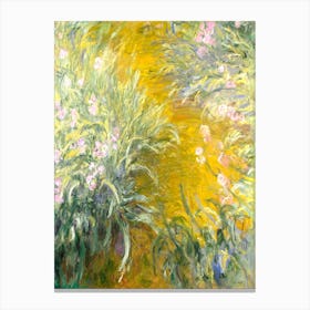 The Path Through The Irises (1914–1917), Claude Monet Canvas Print