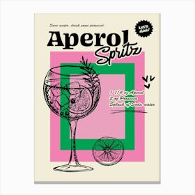 It's Aperol Spritz Time Canvas Print