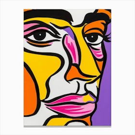 Face Of A Woman 64 Canvas Print
