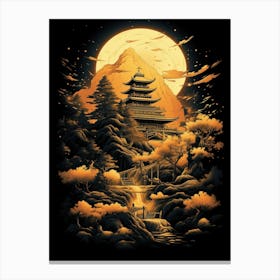 Japanese Temple 4 Canvas Print