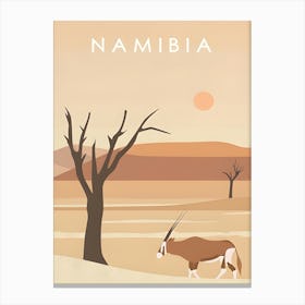 Namibia Print Namibian Dunes Poster Sossusvlei Desert Africa Wall Canvas Print