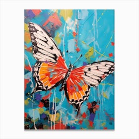Pop Art Dingy Skipper Butterfly  3 Canvas Print