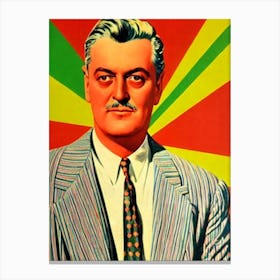 Lionel Barrymore Colourful Pop Movies Art Movies Canvas Print