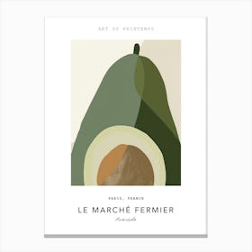 Avocado Le Marche Fermier Poster 8 Canvas Print