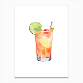 Cocktail. Las Vegas Canvas Print