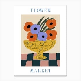 Flower Market 32 Canvas Print